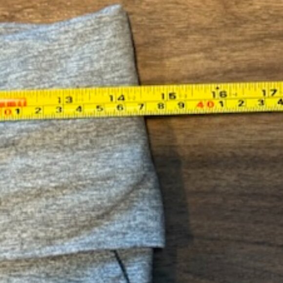 Aerie Offline The Hugger Flare Foldover Hi Rise Gray Leggings Women Sz L Pocket - Picture 4 of 8